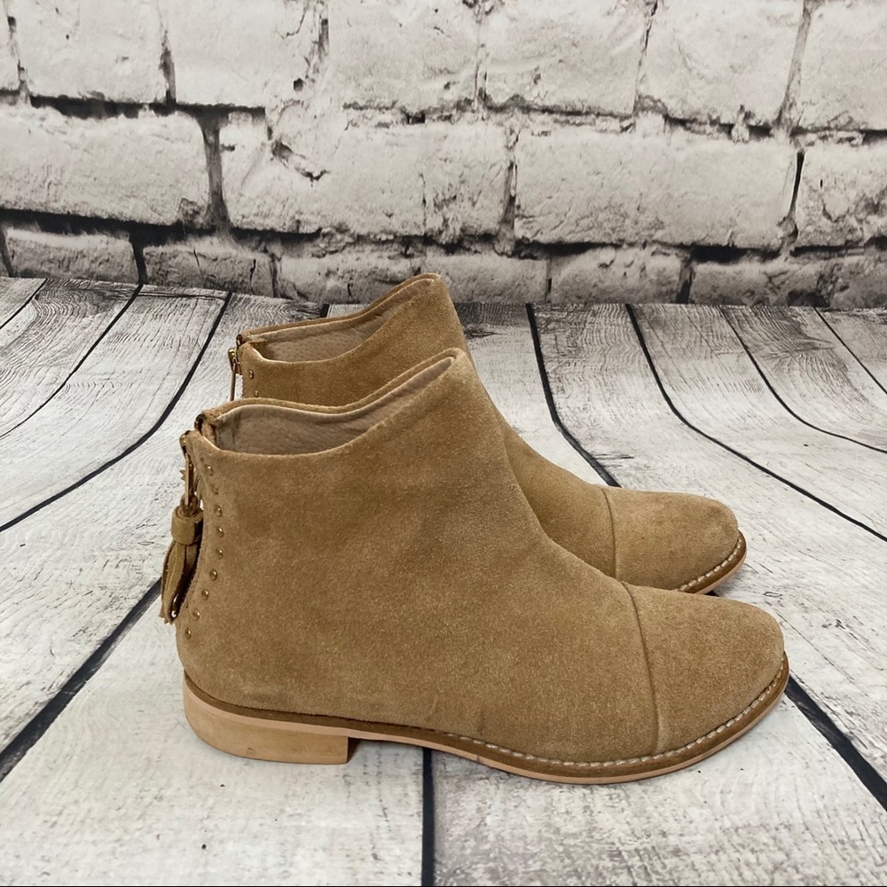 Matisse‎ x Ascot Friday Payton Tan Ankle bootie Boots size 7.5